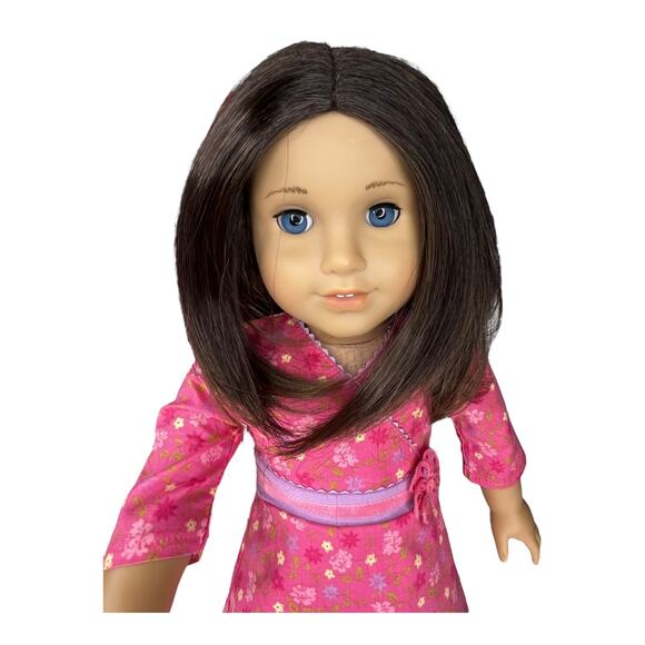 American Girl CHRISSA DOLL In Meet Outfit Dress Shoes Panties Book Bracelet BOX - Picture 3 of 10